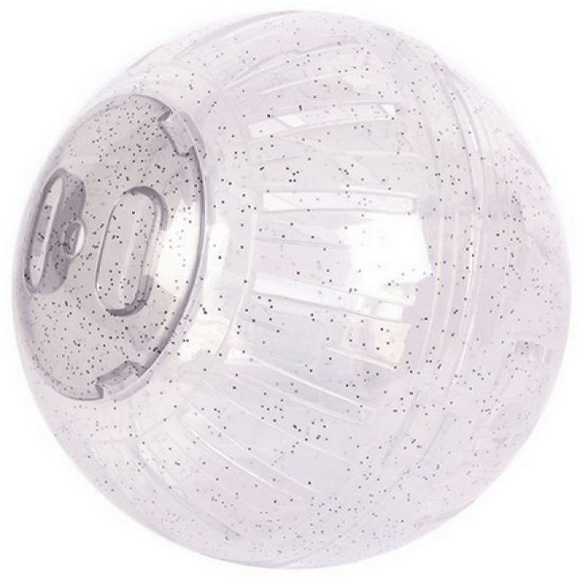 Happypet Jogging ball glitter asstd μπάλα με βάση για τρωκτικά