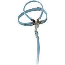 Croci Light blue leatherette parure δερμάτινο περιλαίμιο Croci Light blue leatherette parure δερμάτινο περιλαίμιο