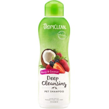 TropiClean Deep Cleaning σαμπουάν Μούρα & Καρύδα 355ml TropiClean Deep Cleaning σαμπουάν Μούρα & Καρύδα 355ml