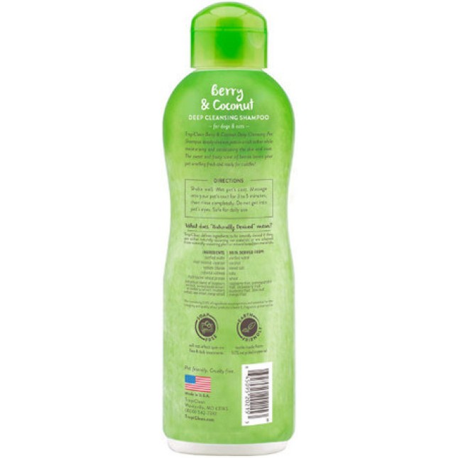 TropiClean Deep Cleaning σαμπουάν Μούρα & Καρύδα 355ml TropiClean Deep Cleaning σαμπουάν Μούρα & Καρύδα 355ml
