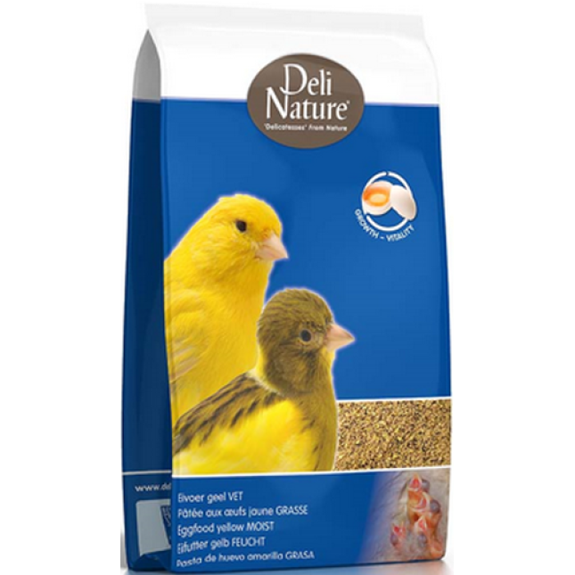 Deli Nature Υψηλής ποιότητας κίτρινη αυγοτροφή με φρέσκα αυγά, κατάλληλη για όλα τα πτηνά