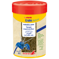 Sera crabs natural 100ml, τροφή για καρκινοειδή γλυκού και θαλασσινού νερού