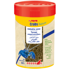 Sera crabs natural 100ml, τροφή για καρκινοειδή γλυκού και θαλασσινού νερού