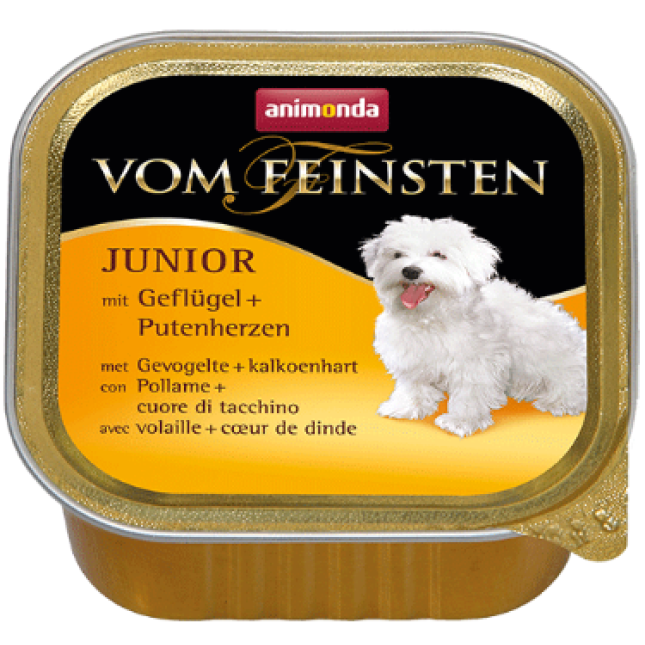 Animonda V.F.Junior πουλερικά & καρδιά γαλοπούλας 150gr Animonda V.F.Junior πουλερικά & καρδιά γαλοπούλας 150gr
