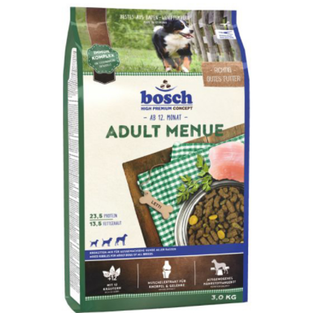 Bosch Adult Menue με πουλερικά 3Kg Bosch Adult Menue με πουλερικά 3Kg
