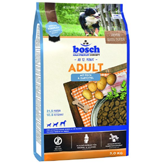 Bosch Adult - ψάρι με πατάτα 3Kg Bosch Adult - ψάρι με πατάτα 3Kg