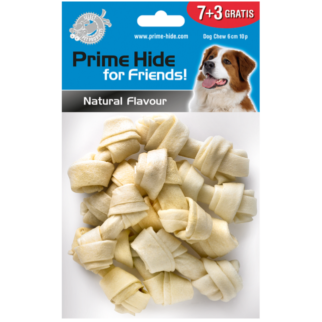 Prime Hide Puppy Bones Natural 7τμχ Prime Hide Puppy Bones Natural 7τμχ