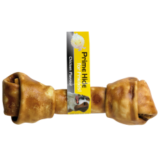 Prime Hide Knotted Bone Chicken Flavour (22,5-25.5cm)5τμχ Prime Hide Knotted Bone Chicken Flavour (22,5-25.5cm)5τμχ