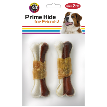 Prime Hide Knotted Bonne 3 in1 Small Bone (2τμχ) συσκ. Prime Hide Knotted Bonne 3 in1 Small Bone (2τμχ) συσκ.