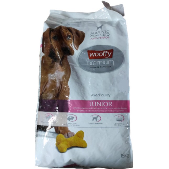 Wooffy Puppy Premium πλήρης τροφή για κουτάβια 15kg Wooffy Puppy Premium πλήρης τροφή για κουτάβια 15kg