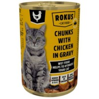 Rokus κονσέρβα γάτας κοτόπουλο 415gr