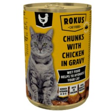 Rokus γατατροφή κονσέρβα κοτόπουλο 415gr