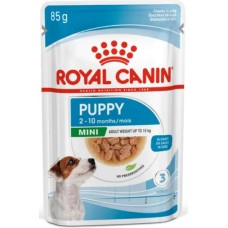 Royal canin πλήρης τροφή Size Health Nutrition Wet mini puppy για κουτάβια μικρόσωμων φυλών