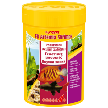 Sera FD-Artemia Shrimps,λιχουδιά για έξοχη ανάπτυξη του χρώματος 100ml Sera FD-Artemia Shrimps,λιχουδιά για έξοχη ανάπτυξη του χρώματος 100ml