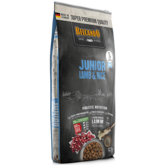 Belcando junior lamp & rice για ανάπτυξη νεαρών σκύλων 12,5kg