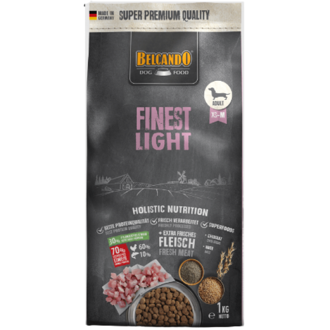 Belcando Finest Light για ενήλικους & ηλικiωμένους σκύλους 1kg Belcando Finest Light για ενήλικους & ηλικiωμένους σκύλους 1kg