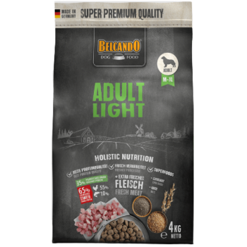 Belcando Adult Light για σκύλους με χαμηλή δραστηριότητα 4kg Belcando Adult Light για σκύλους με χαμηλή δραστηριότητα 4kg