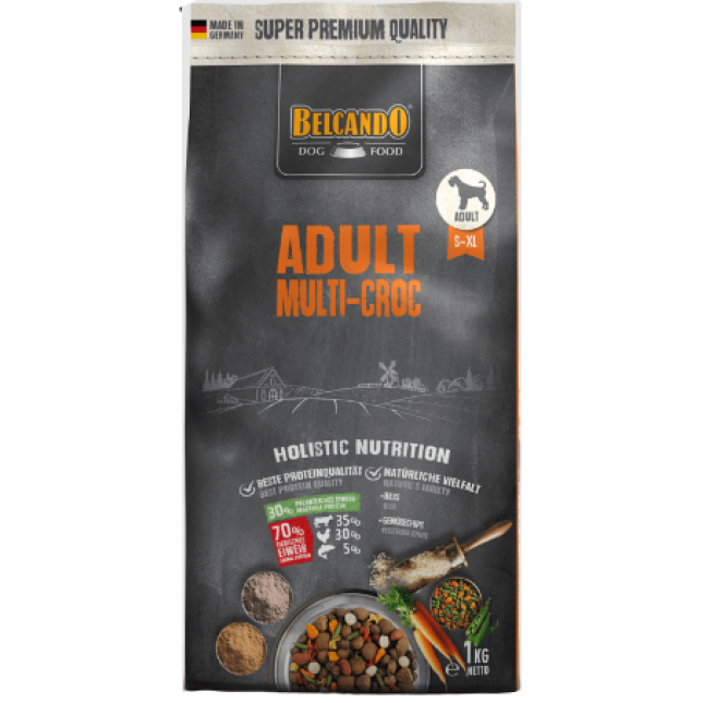 Belcando Adult Multi-Croc για σκύλους με φυσιολογική δραστηριότητα 1kg