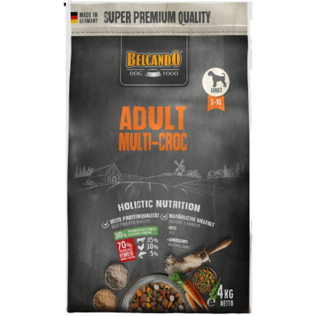Belcando Adult Multi-Croc για σκύλους με φυσιολογική δραστηριότητα 4kg