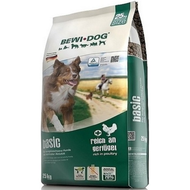 Bewi πλήρης τροφή με πουλερικά 25kg Bewi πλήρης τροφή με πουλερικά 25kg