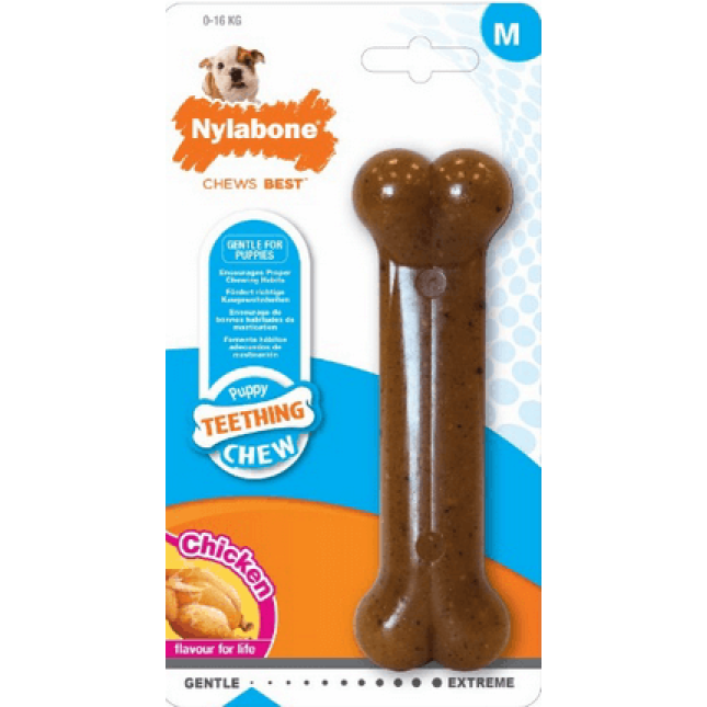 Nylabone κόκκαλα για puppies chicken M