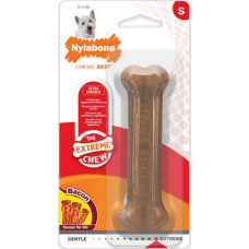 Nylabone κόκκαλο dura chew bacon S