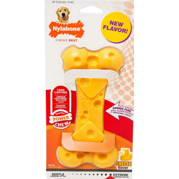 Nylabone κόκκαλο για δυνατούς μασητές cheese bone L