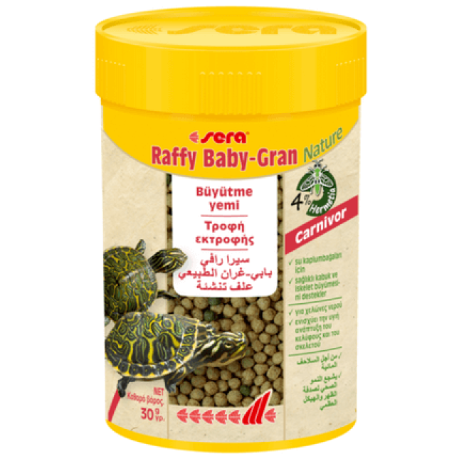 Sera Raffy Baby Gran τροφή εκτροφής για ένα καλό ξεκίνημα 100ml Sera Raffy Baby Gran τροφή εκτροφής για ένα καλό ξεκίνημα 100ml