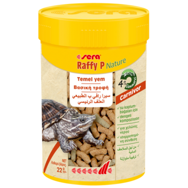 Sera Raffy P Τροφές στίκς για χελώνες νερού 1000ml Sera Raffy P Τροφές στίκς για χελώνες νερού 1000ml