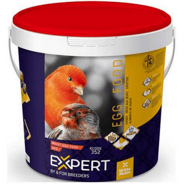 Witte mollen Expert red eggfood moist original,αυγοτροφή ωδικών