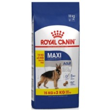 Royal Canin πλήρης τροφή Size Health Nutrition maxi adult 15kg  + 3kg ΔΩΡΟ
