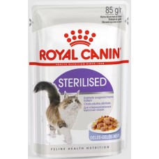 Royal Canin Πλήρης τροφή με ψιλοκομμένες φέτες σε ζελέ για ενήλικες στειρωμένες γάτες 1x85gr Royal Canin Πλήρης τροφή με ψιλοκομμένες φέτες σε ζελέ για ενήλικες στειρωμένες γάτες 1x85gr