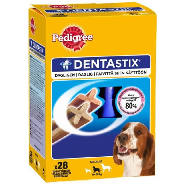 Pedigree dentastix για μεσαίου μεγέθους σκύλους 28τμχ