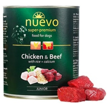 Nuevo junior σκυλο/φή κρέας κοτ/λο & μοσχάρι 800gr Nuevo junior σκυλο/φή κρέας κοτ/λο & μοσχάρι 800gr