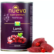 Nuevo senior light γατοτροφή αρνί 400gr Nuevo senior light γατοτροφή αρνί 400gr