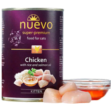 Nuevo kitten γατοτροφή κοτόπουλο 400gr Nuevo kitten γατοτροφή κοτόπουλο 400gr