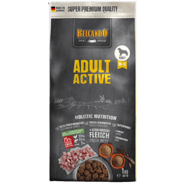Belcando Adult Active για σκύλους με έντονη δραστηριότητα 1kg Belcando Adult Active για σκύλους με έντονη δραστηριότητα 1kg