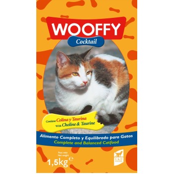 WOOFFY COCKTAIL ΞΗΡΗ ΤΡΟΦΗ ΓΑΤΑΣ 1,5kg