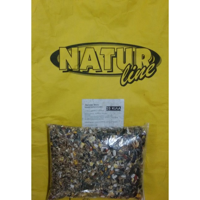 NATURline χαμστεροτροφή 1kg (χύμα)