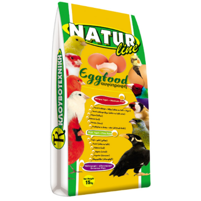 NATURline αυγοτροφή πράσινη χλωροφύλλης medium gran