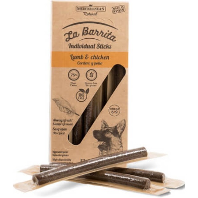 Mediterranean barritas individual sticks αρνί & κοτόπουλο 12τεμ. Mediterranean barritas individual sticks αρνί & κοτόπουλο 12τεμ.