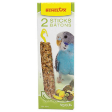 Benelux Sticks για παπαγαλάκια με τροπικά φρούτα 2τεμ