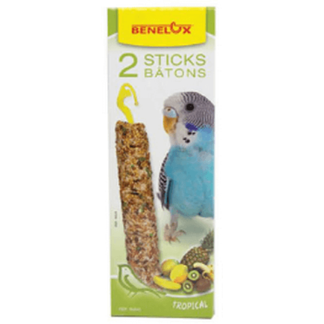 Benelux Sticks για παπαγαλάκια με τροπικά φρούτα 2τεμ Benelux Sticks για παπαγαλάκια με τροπικά φρούτα 2τεμ