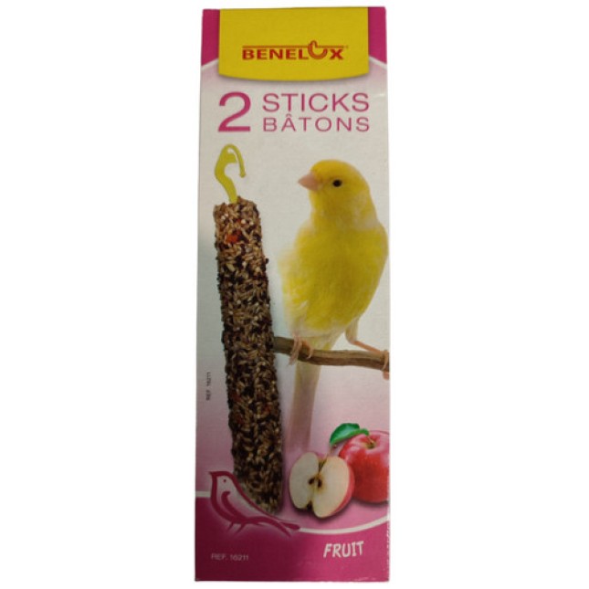Benelux Sticks για καναρίνια με φρούτα 2τεμ Benelux Sticks για καναρίνια με φρούτα 2τεμ