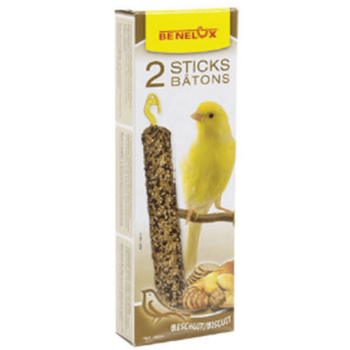 Benelux Sticks για καναρίνια με μπισκότο 2τεμ Benelux Sticks για καναρίνια με μπισκότο 2τεμ