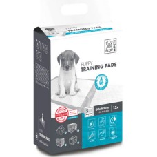 M-pets Πάνες εκπαίδευσης 60x60cm 15 τεμ