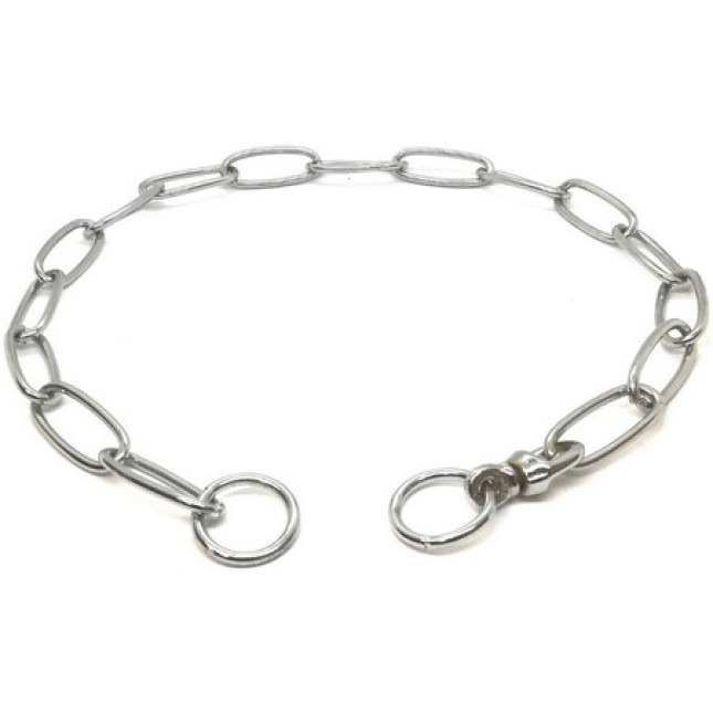 My pet πνίχτης ίσιος κρίκος - χρωμίου 3XL 75cmX4mm My pet πνίχτης ίσιος κρίκος - χρωμίου 3XL 75cmX4mm