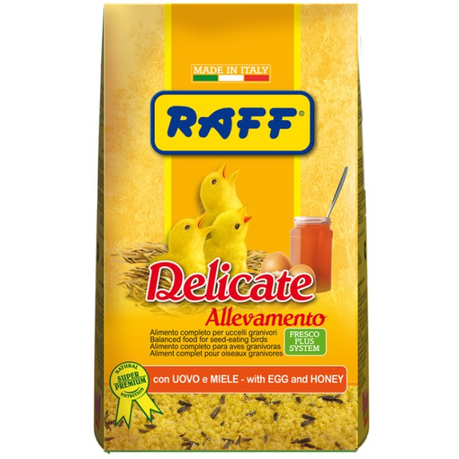 Raff delicate allevamento αυγοτροφή κατάλληλη για όλα τα είδη σποροφάγων πουλιών 500gr Raff delicate allevamento αυγοτροφή κατάλληλη για όλα τα είδη σποροφάγων πουλιών 500gr