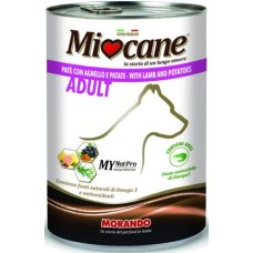Morando Miocane Adult Pate αρνί & πατάτες χωρίς χρωστικές ή συντηρητικά 400gr Morando Miocane Adult Pate αρνί & πατάτες χωρίς χρωστικές ή συντηρητικά 400gr