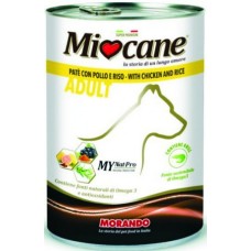 Morando Miocane Adult Pate κοτόπουλο & ρύζι χωρίς χρωστικές ή συντηρητικά 400gr